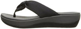 Arla Glison Flip Flop Black Heather Fabric 7 M Us