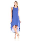 Asymmetric HiLo Dress, Iris, M
