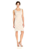 Wing Collar Jacket Dress, Champagne, 16
