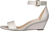 Nine West Prettysis Synthetic Wedge Sandal White 8 M Us