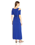 Nine West Cold Shoulder Maxi Royal Blue 12