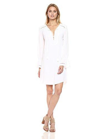 Lucious Shirt Dress White L