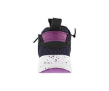M46750 Furylite Shoe, Black/White/Aubergine 9