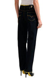 Jeans Distressed Straight Leg Denim Jeans Us 7 It 43;