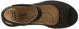 Reedly Salene Wedge Sandal Black Nubuck 75 M Us
