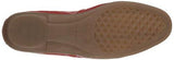 Fast Bet Ballet Flat Red Leather 8 W Us