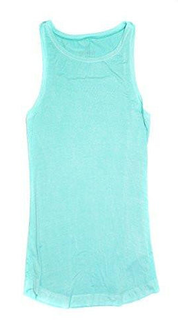 Soft & Sexy High Neck Tank 032 Xsmall 400 Teal
