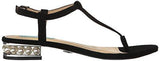 Blue By SbEvie Dress Sandal, Black Suede, 8.5 M Us