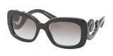 Prada Baroque Square Sunglasses Black