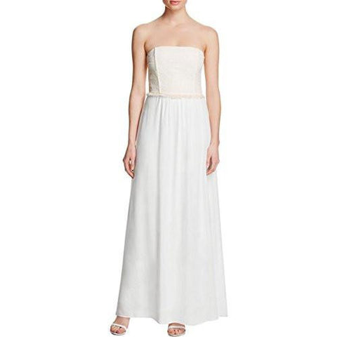 S Lilita Crochet Fringe Maxi Dress White M