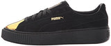 Puma Suede Platform Gold Fashion Sneaker Goldpuma Blackpuma 75 M Us