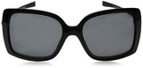 Splash Polarized Square Sunglasses, Polished Black, 58 Mm
