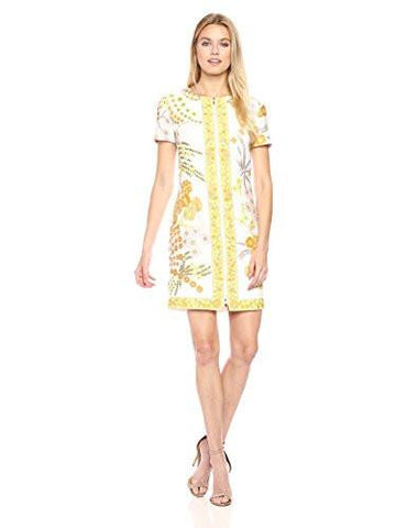 Arboretum Crescent Drive Print Shift Dress, Multi, 10