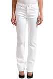 Jeans White Embellished Straight Leg Denim Jeans Us 4 It 40;
