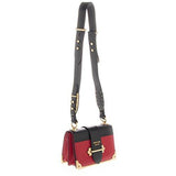 Prada Cahier Bag Red Black Red Black