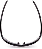 Commit Iridium Sunglasses,Polished Black Frame/Black Lens,One Size