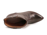 Maison Martin Margiela Brown Leather Ankle Boots Booties Shoes Size: 385 It