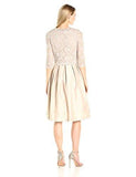 2 Piece Jacket And Dress Set, Beige, 12