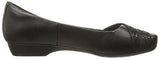Blanche Cacee Flat Black Leather 7 M Us