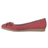 Odeysa Almond Toe Casual Flat Sandals Sailor Red Size 7