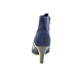 Milann Closed Toe Ankle Fashion Boots, Navy, Size 9.0