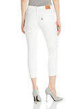 Levis Mid Rise Skinny Crop Jean Soft Clean White Nondenim 29 Us 8
