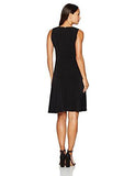 Jessica Howard Petite 3/4 Sleeve Jacket Dress, Black/Ivory, 12P