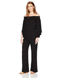 OffTheShoulder Jumpsuit, Black, L