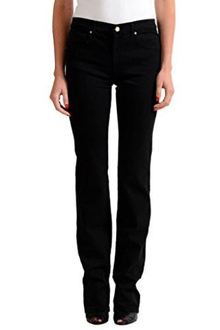 Jeans Black Straight Legs Embellished Jeans Us 5 It 27;