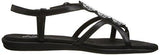 Country Chlub Flat Sandal Black 8 M Us