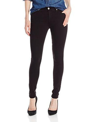 True Religion Halle Mid Rise Skinny, Dau Jet Black, 25