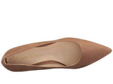 Nine West Margot Suede Dress Pump Dark Natural 9 M Us