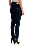 Jeans Dark Blue Straight Leg Denim Jeans Us 9 It 45;