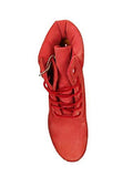 Ca148Z Premium 6In Boot Color: Red Nubuck W Watercolor Outsole Size: 9 W Us
