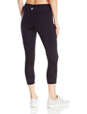 Active Crop Pant Mesh Contrast, Black, Medium