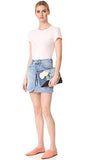 Marc Jacobs Denim Julie Verhoeven Flat Pouch Denim One Size