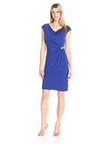 Jessica Howard Side Ruched Sheath Dress, Royal, 14