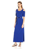 Nine West Cold Shoulder Maxi Royal Blue 12