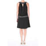 S Embellished Sleeveless Cocktail Dress Black 6