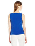 Sleeveless Drape Neck Cami In Matte Jersey Regatta S