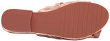Kenneth Cole York Violet Flat Sandal Rose Gold 8 M Us