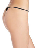 Soire Italian Thong Panty, Black, One Size