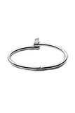 Thin Reeve Cuff Bracelet Sterling Silver Silver S