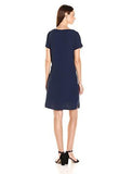 Nine West Dolman Slv Drs With Cold Shoulder And Neckline Trim Starlight 8