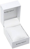 Nine West Nw1678Wtwt Matte White Rubberized Bracelet Watch