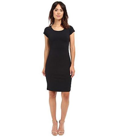Michael Michael Kors Textured Crisscross Back Cocktail Dress Navy S