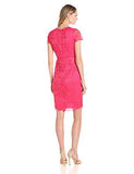 Lace Dress With Scallopped Edges, Rose, 16