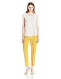 Crepe Extended Tab Bowie Pant Goldenrod 16