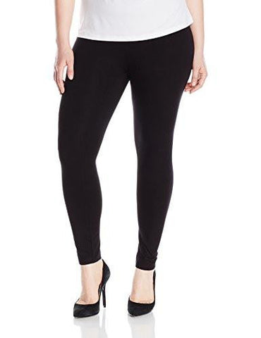 PlusSize Full Length Legging, Black, 2X