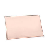 Bysummer Markfran Metallic Envelope Clutch Rose Gold